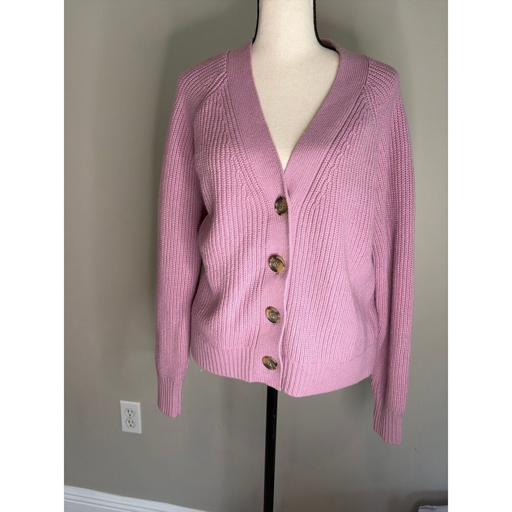 Pink Old Navy Shaker Cardigan small